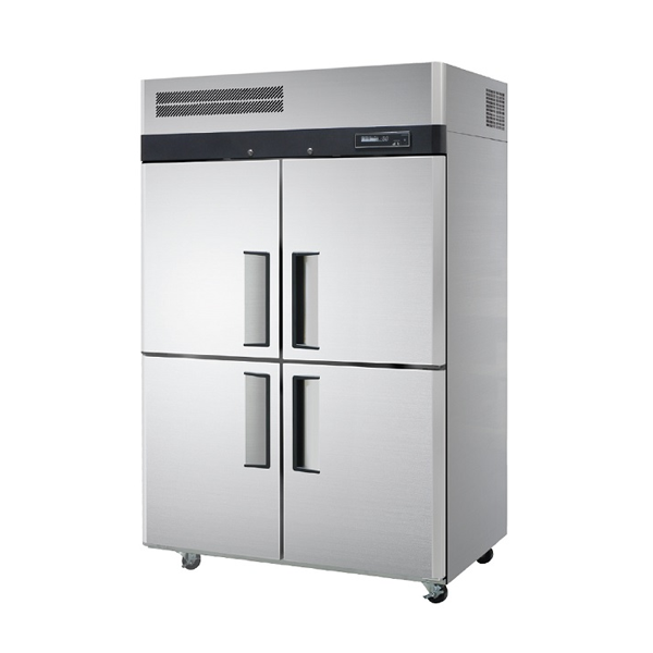 Four Door Air Cool Upright Freezer/Chiller Dual-Temperature Stainless Steel Reach-In Refrigerator