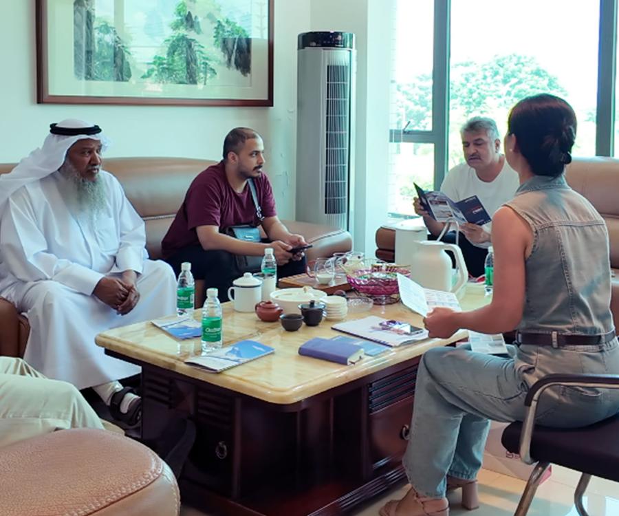 Saudi Visitor Impressed by ARTECO's Cold Storage Solutions
