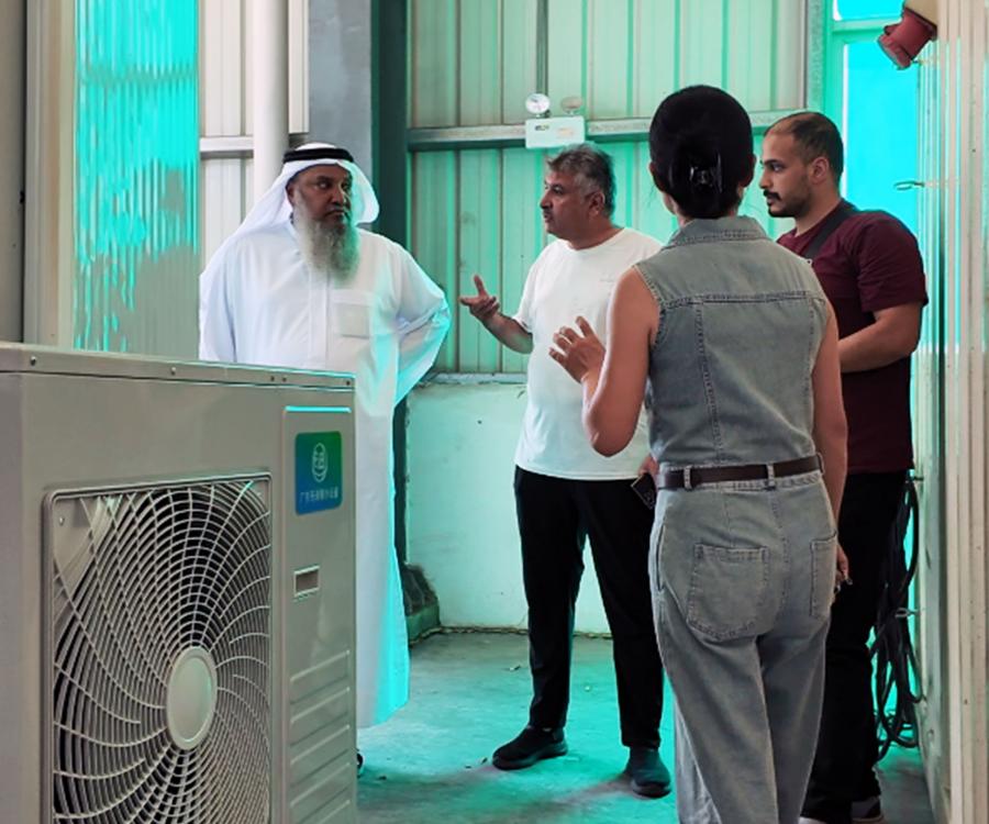 Saudi Visitor Impressed by ARTECO's Cold Storage Solutions