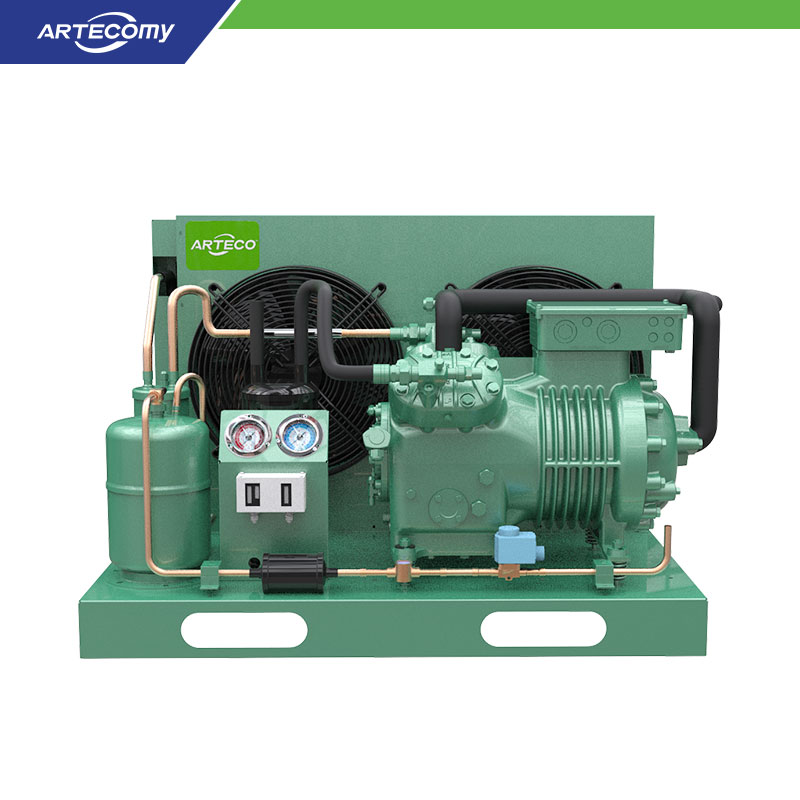 Bitzer S4T-5.2Y 5HP Two-Stage Condensing Unit for Food Industry Quick Freezing