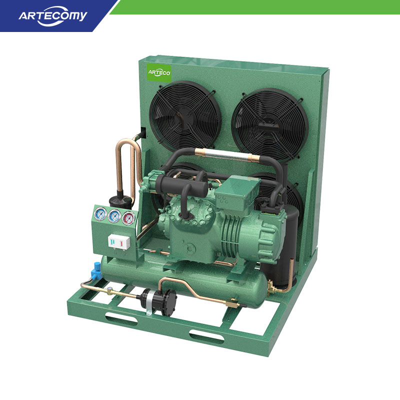 Bitzer S6J-16.2Y 16HP Two-Stage Condensing Unit - R404A/R507A for Warehousing