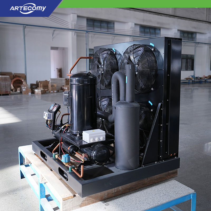 Emerson Copeland ZFI68KQE 18HP Scroll Compressor Unit for Industrial Freezing Plants