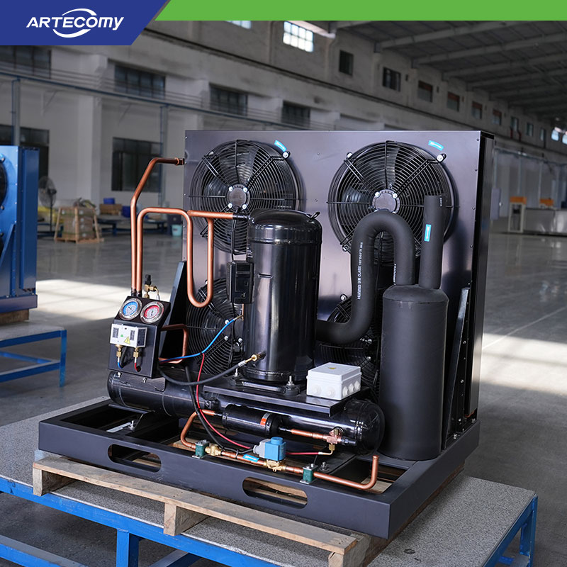 Emerson Copeland ZB88KQ 12HP Scroll Compressor Unit for High-Temp Refrigeration