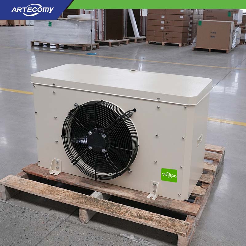 Compact 1-Fan Evaporator for Small-Scale Frozen Food Storage