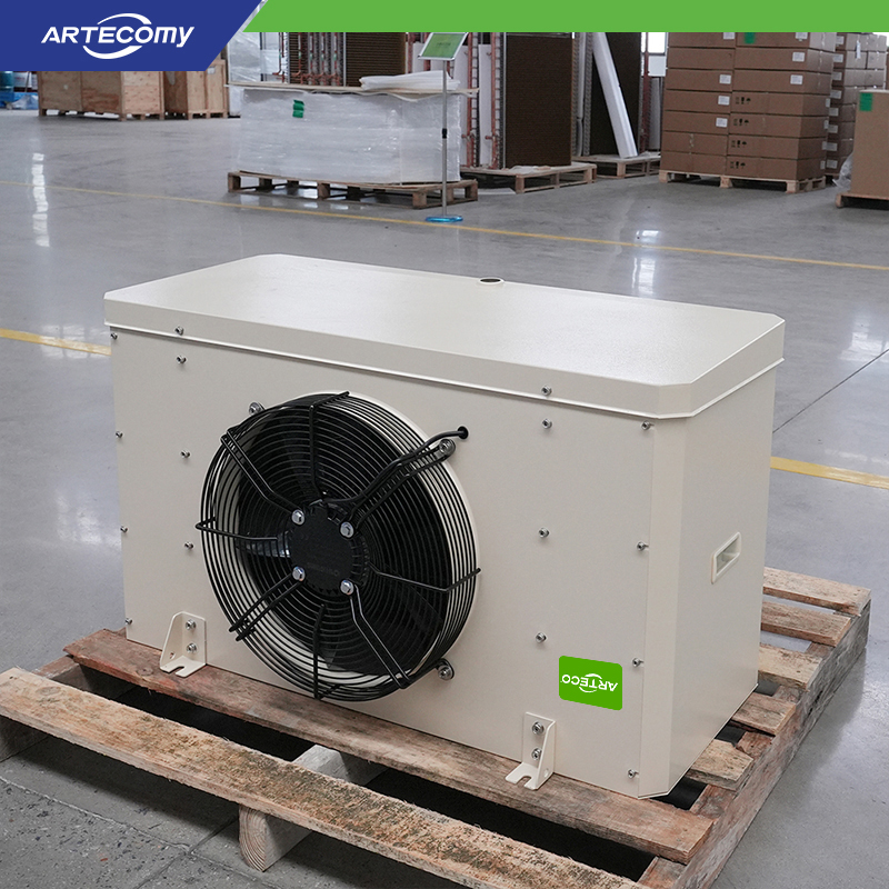 Cold Room Unit Cooler 4.5mm Fin Space1-Fan for Retail Display Freezers