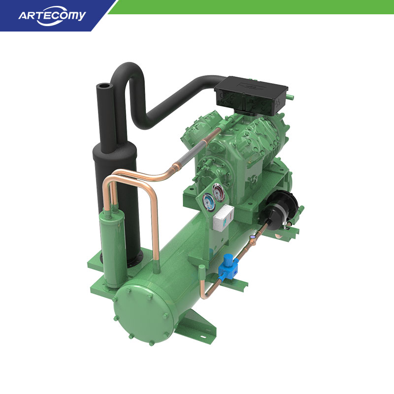 Bitzer 4TES-12Y 12 HP Condensing Unit Water-Cooled 5°C~15°C Beverage Cooling Solution