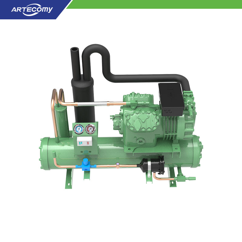 Bitzer 4FES-5Y 5 HP Condensing Unit Water-Cooled -5°C~5°C Retail Refrigerated Display