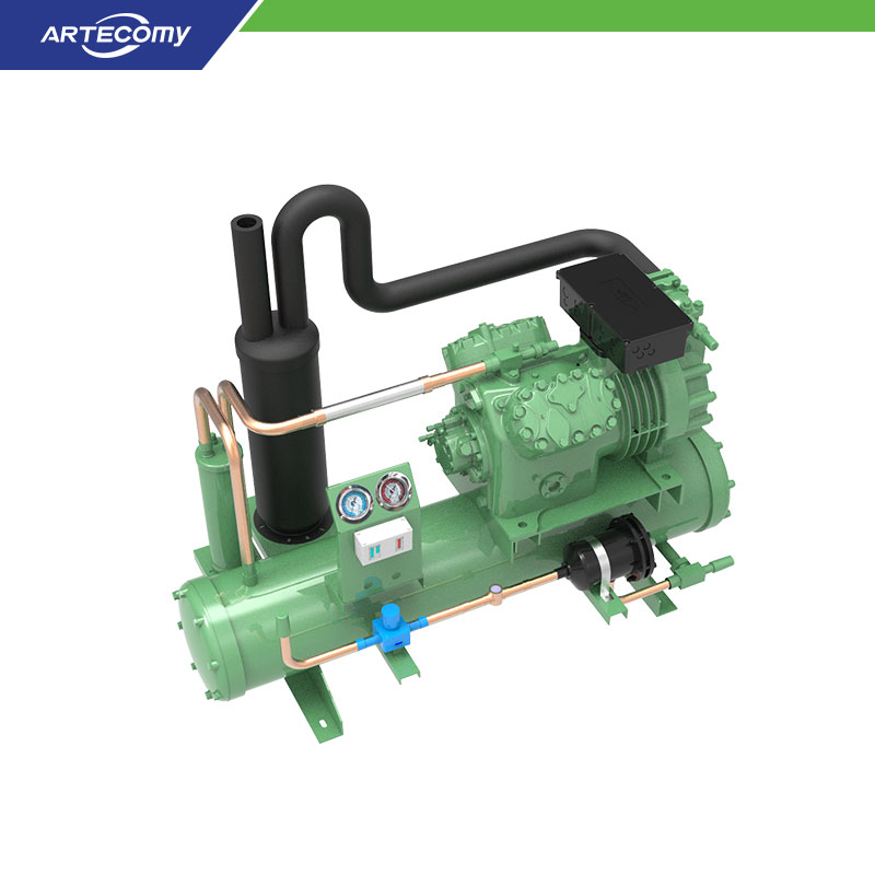 Bitzer 4EES-6Y 6 HP Condensing Unit Water-Cooled -5°C~5°C Pharmacy Cold Chain Storage