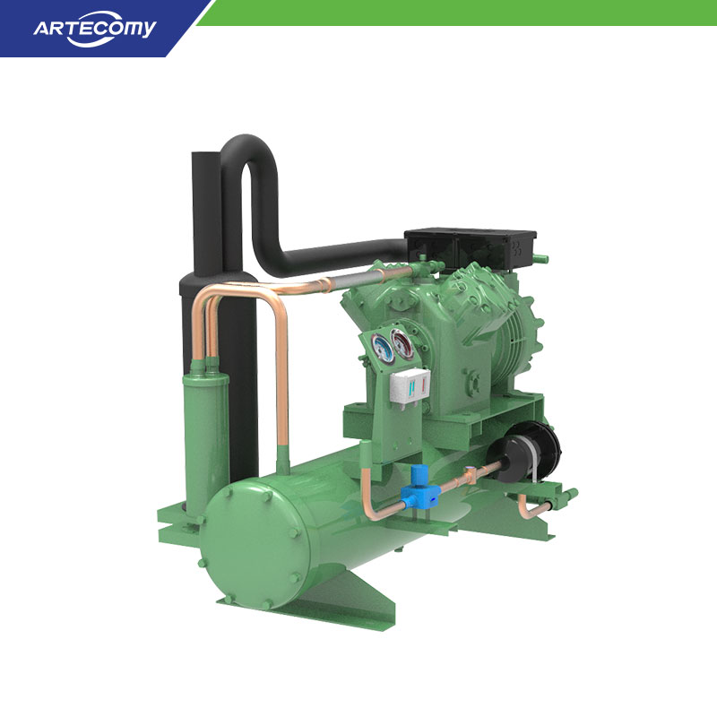 Bitzer 4CES-9Y 9 HP Condensing Unit Water-Cooled -5°C~5°C Medium-Temp Cold Room Unit
