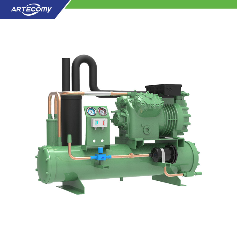 Bitzer 4PES-15Y 15 HP Condensing Unit Water-Cooled -5°C~5°C Laboratory Cooling Solution