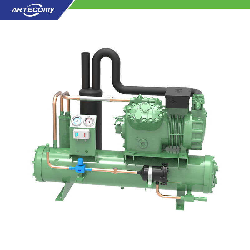 Bitzer 4DES-5Y 5 HP Condensing Unit Water-Cooled -15°C~-35°C Medical Deep-Freeze Storage
