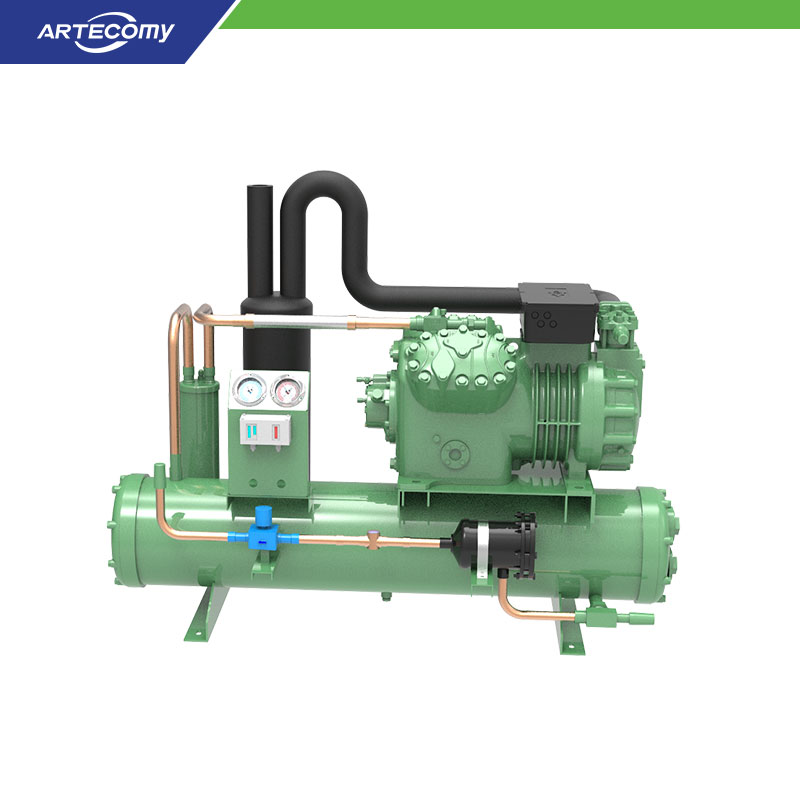 Bitzer 4PES-12Y 12 HP Condensing Unit Water-Cooled -15°C~-35°C Chemical Cold Chain
