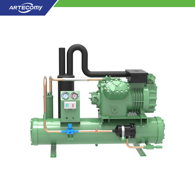 Bitzer 4JE-15Y 15 HP Condensing Unit Water-Cooled -15°C~-35°C Biotech Sample Storage