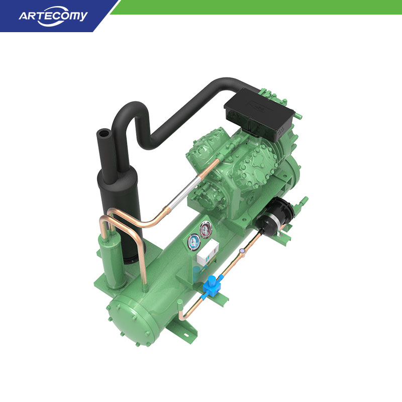 Bitzer S6J-16.2Y 16 HP Condensing Unit Water-Cooled -30°C~-50°C Semiconductor Cryo-System
