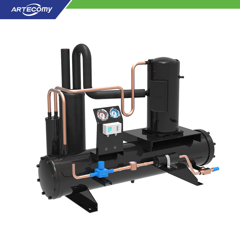 Emerson Copeland ZB45KOE 6 HP Condensing Unit Scroll Compressor Water Cooled 5°C~15°C Food Processing Chiller