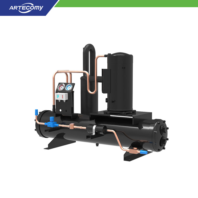 Emerson Copeland ZB130KQE 20 HP Condensing Unit Scroll Compressor Water Cooled 5°C~15°C Chemical Process Cooling