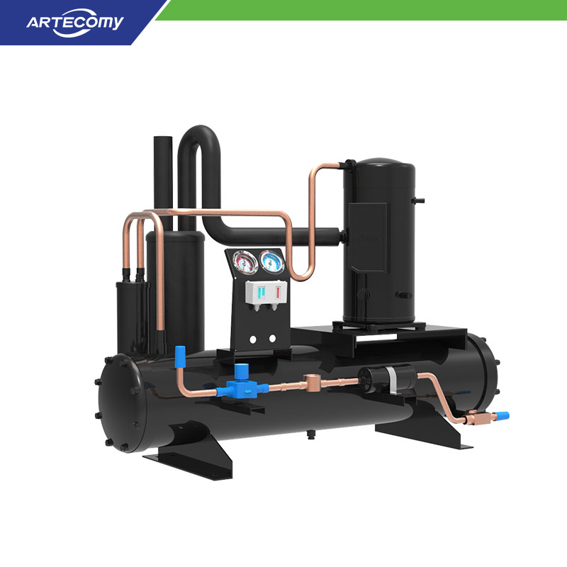 Emerson Copeland ZB58KQE 8 HP Condensing Unit Scroll Compressor Water Cooled -5°C~5°C Restaurant Walk-In Freezer