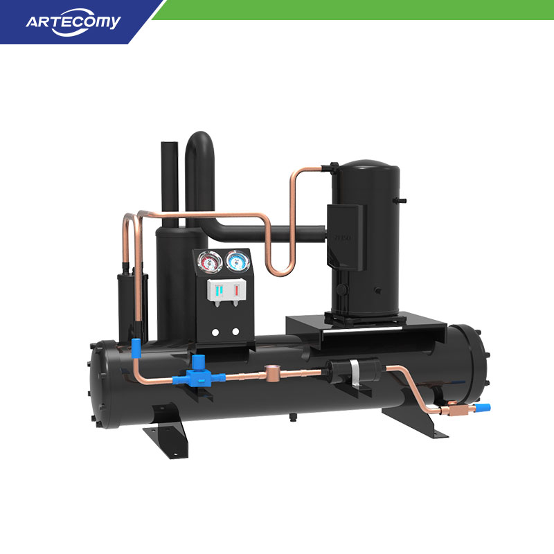 Emerson Copeland ZB66KOE 9 HP Condensing Unit Scroll Compressor Water Cooled -5°C~5°C Laboratory Sample Storage