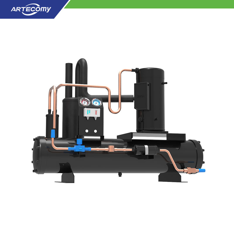 Emerson Copeland ZFI50KQE 13 HP Condensing Unit Scroll Compressor Water Cooled -15°C~-35°C Chemical Material Freezer
