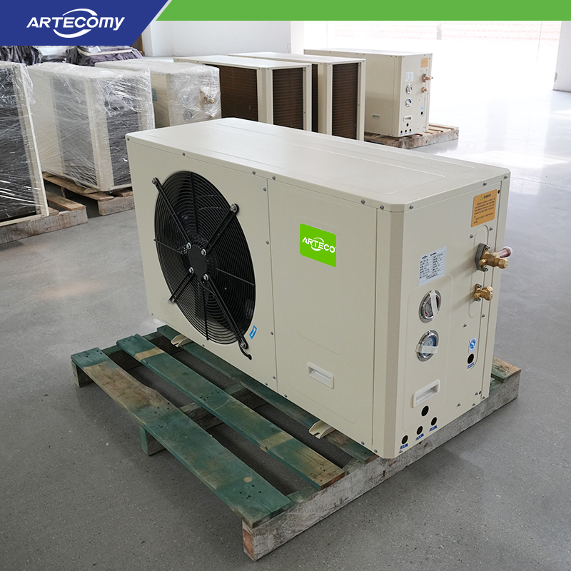 Efficient Refrigeration Condenser with Box Construction and Φ550 Fan Option