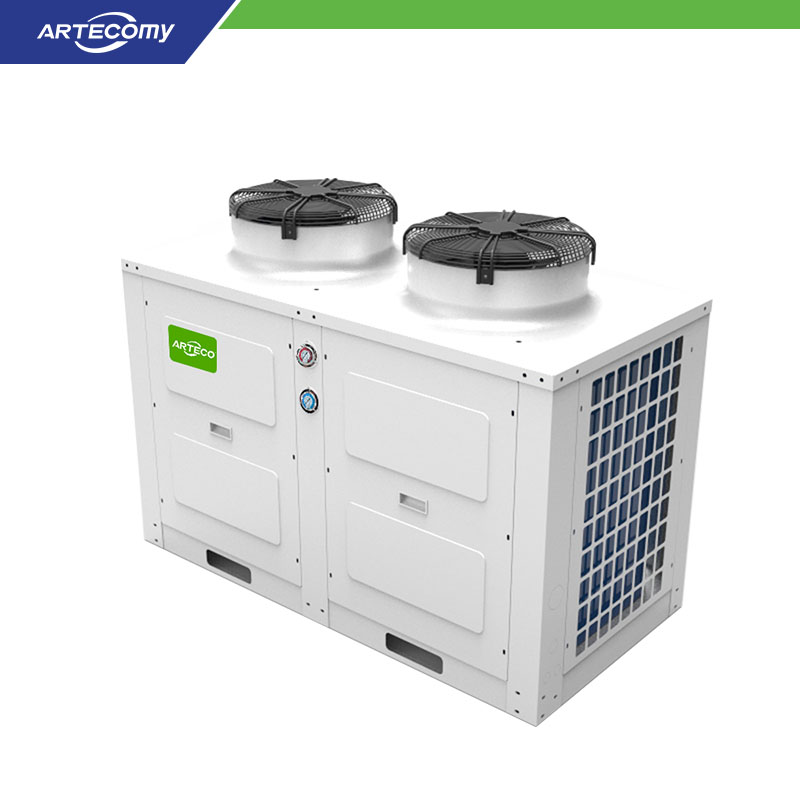 Industrial Condenser with Low Air Resistance and Dual Φ450 External Rotor Fans