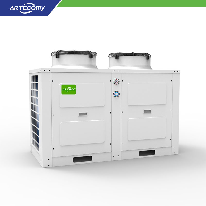 Box Structure Condenser with Stylish High-Rim Fan Housing for Cold Room System