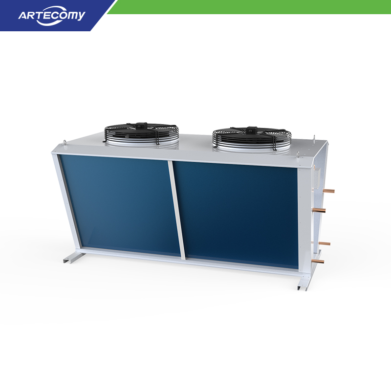 High-Efficiency Air Cooled Condenser with Triangular Tube Layout and Side Inlet Design