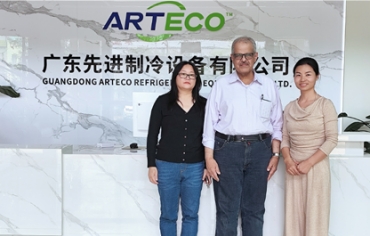 Saudi Arabian Client Visits Arteco's Foshan Factory for Cold Room Solutions
