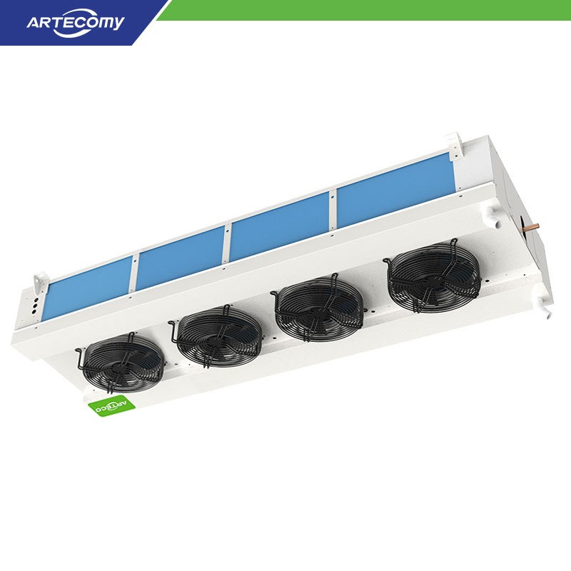 Industrial-Grade Dual-Outlet 4-Fan Cold Room Unit Cooler for Frozen Dessert Factories